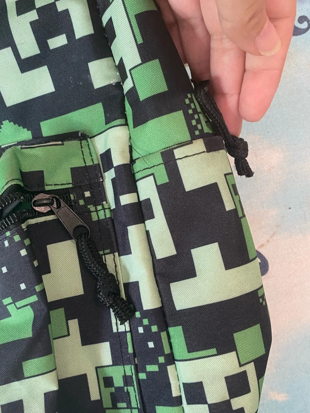 Minecraft creeper backpack school book bag